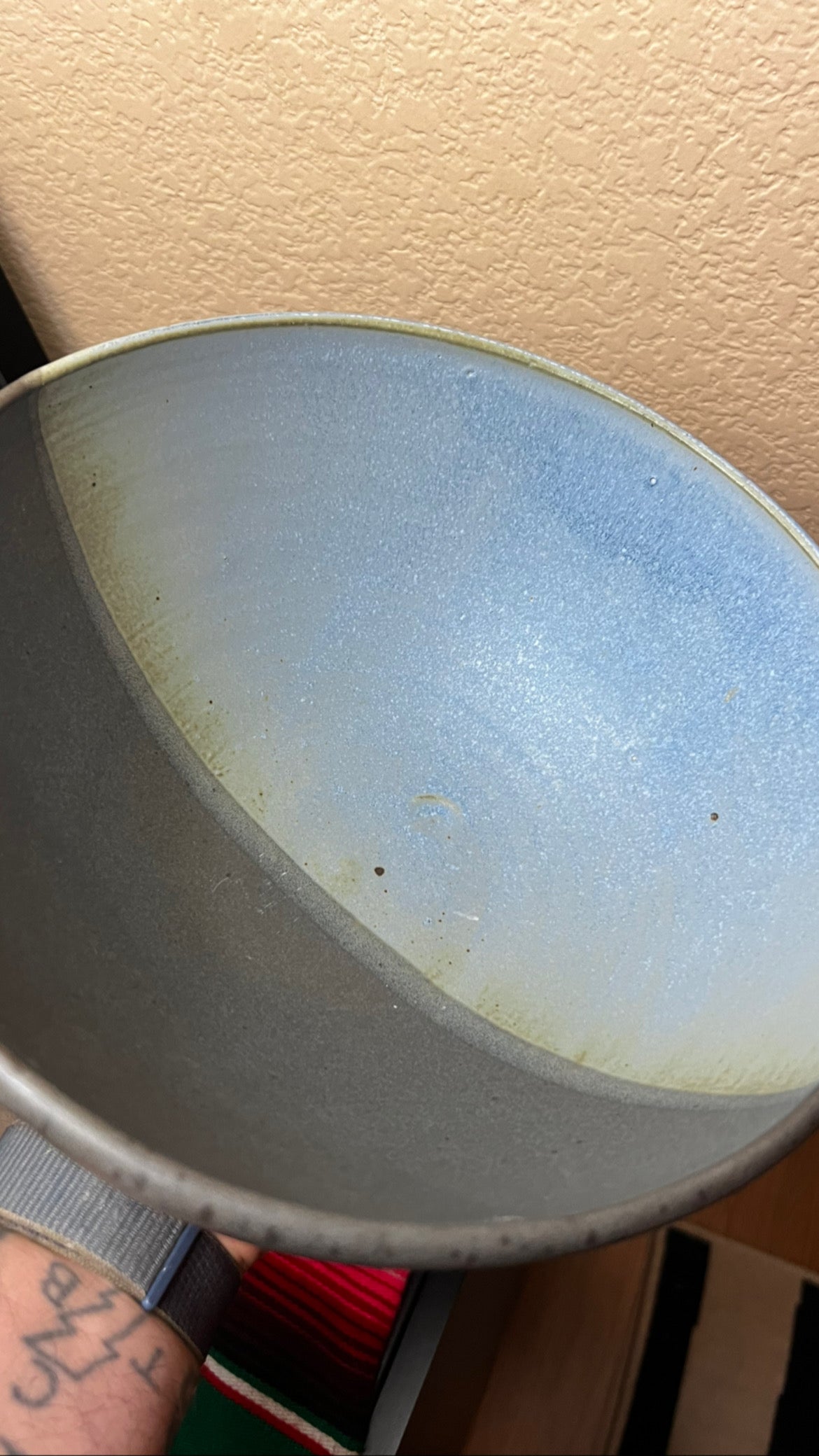 Blue and Green Serving Bowl