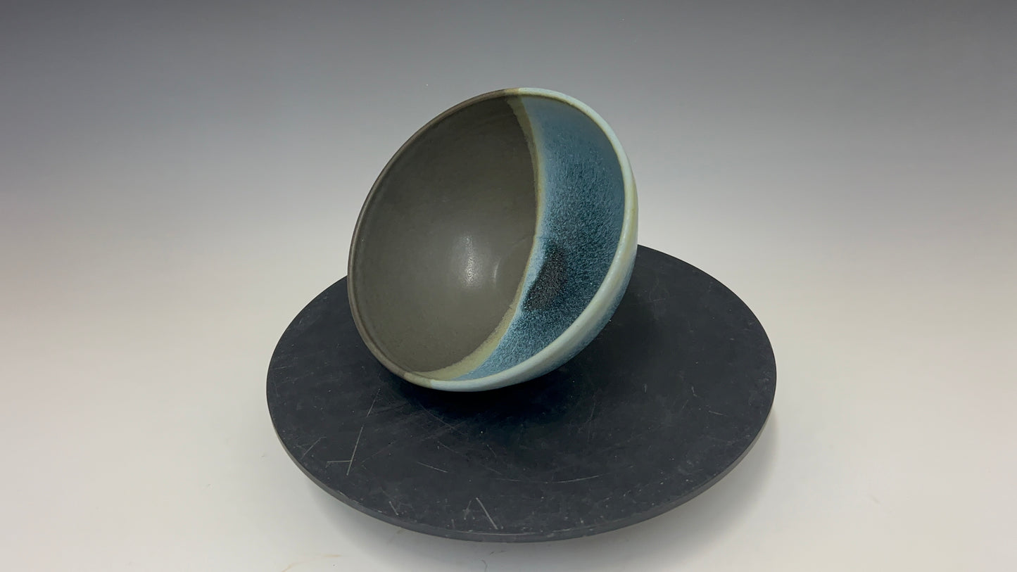 Small Black and Blue Bowl.