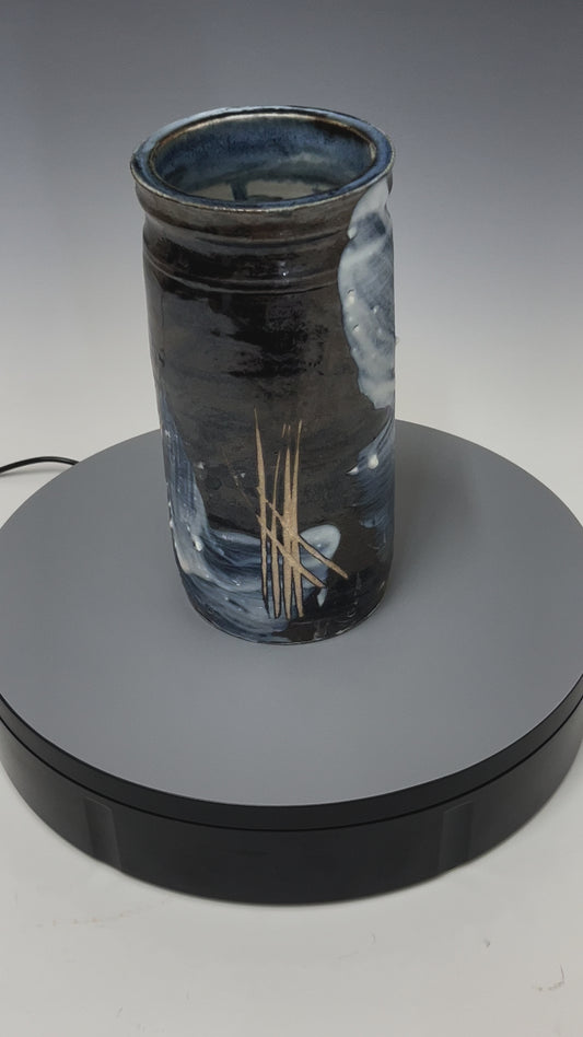 Black Wabisabi Vase