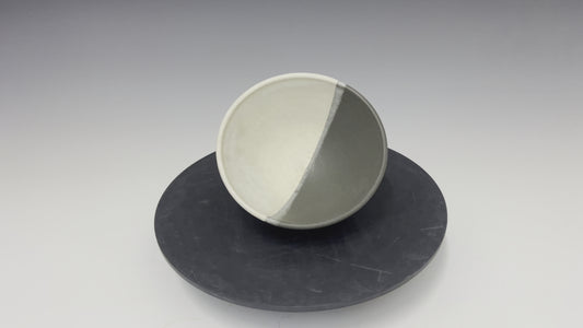 Small Black and White Bowl