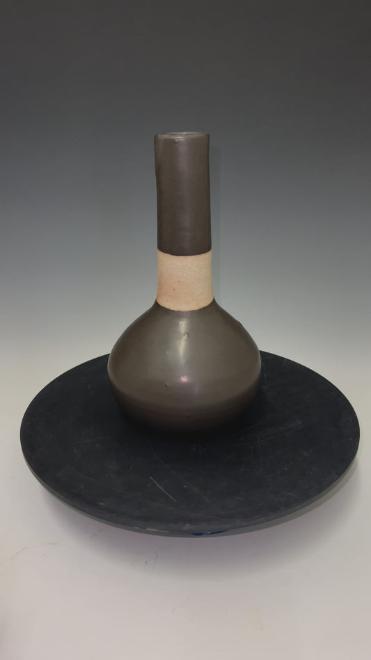 Bottle Vase with Neck Detail.