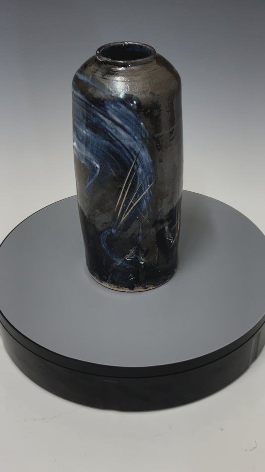 Black Wabi Sabi Vase